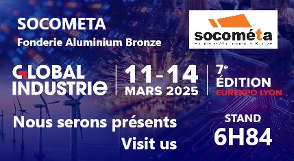 SOCOMETA will exhibiting at the GLOBAL INDUSTRIE